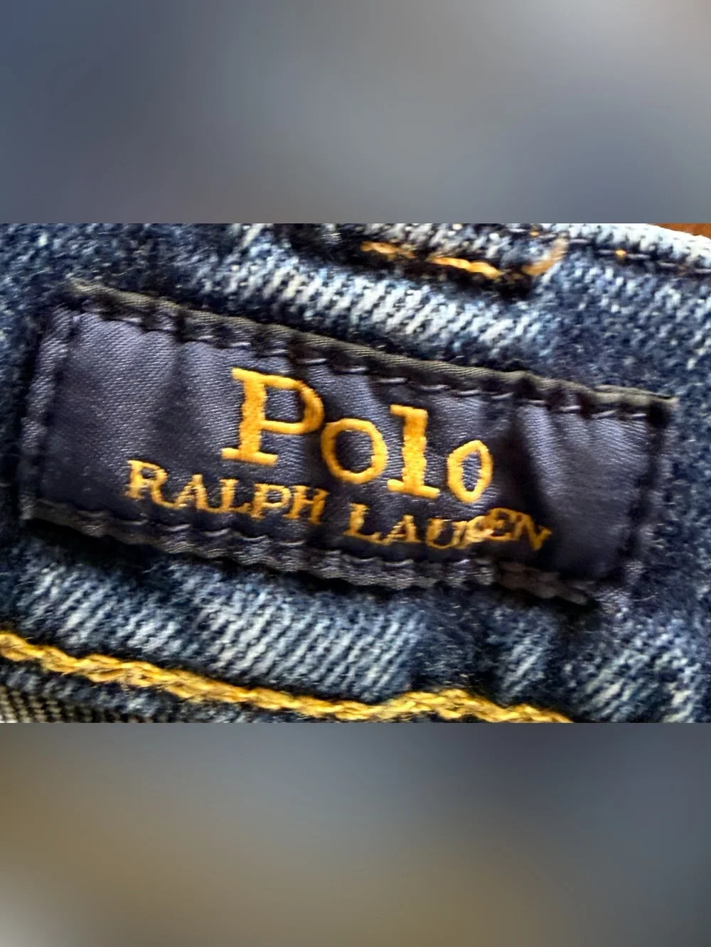 Polo by Ralph Lauren Men's Slim Straight Blue Denim Jeans